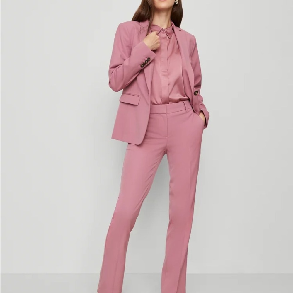 Elegant Pink Women's Dress Pants